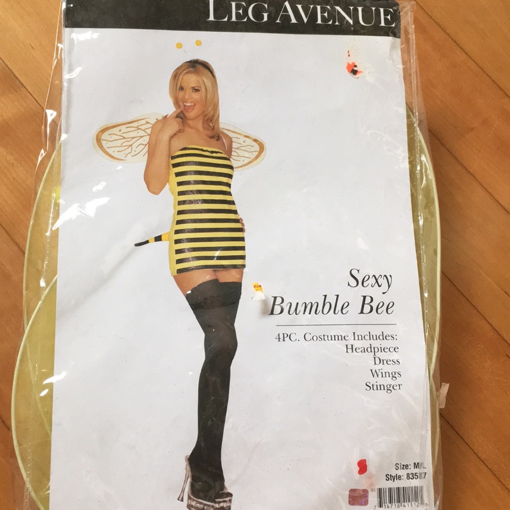Bumble bee adult costume.